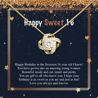 Thumbnail for Necklace Gift For Happy 16 Birthday