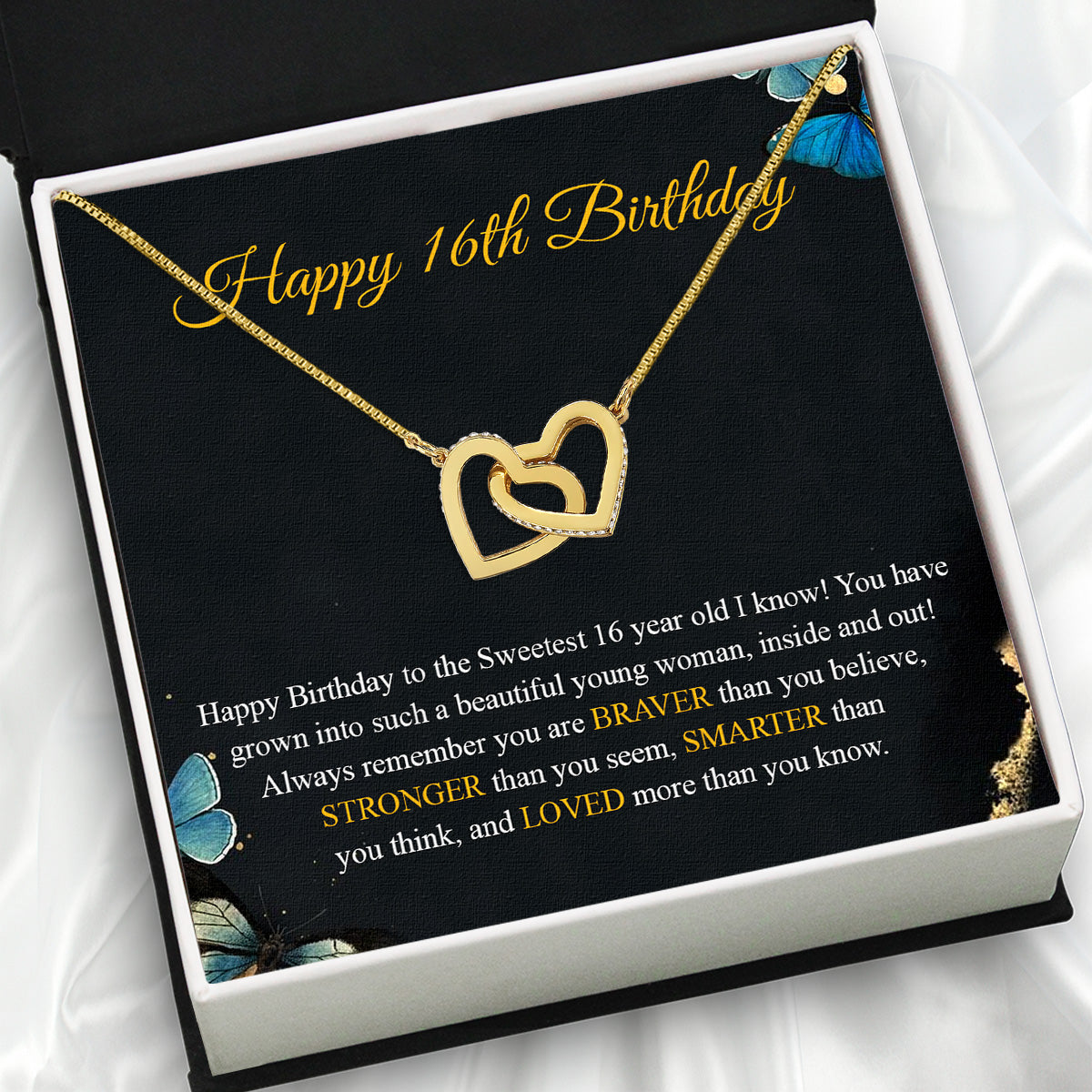 Necklace Gift For Happy 16 Birthday