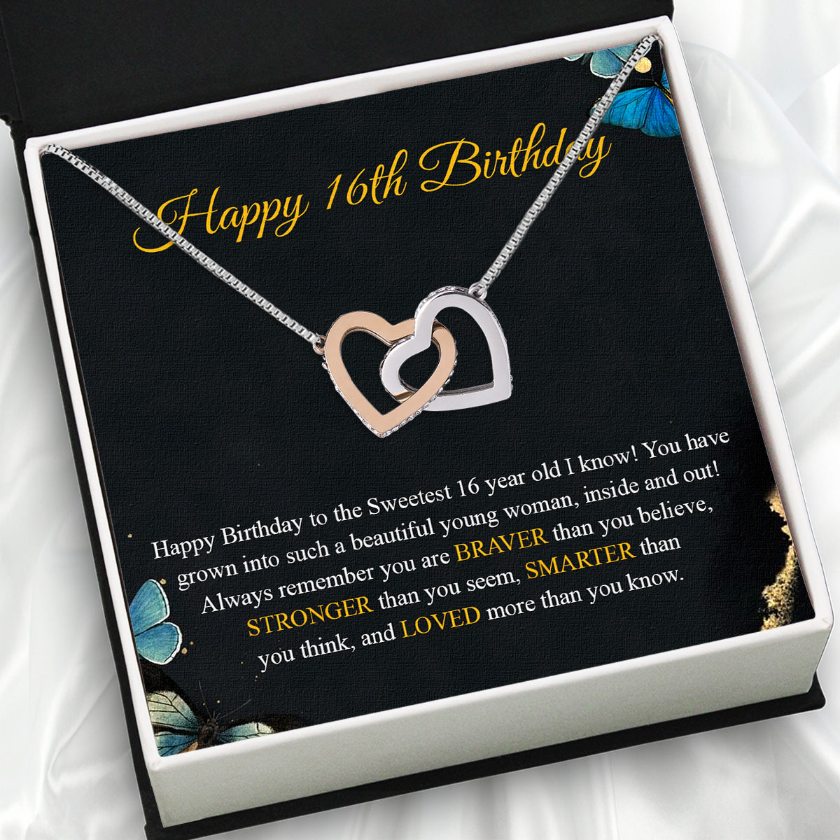 Necklace Gift For Happy 16 Birthday