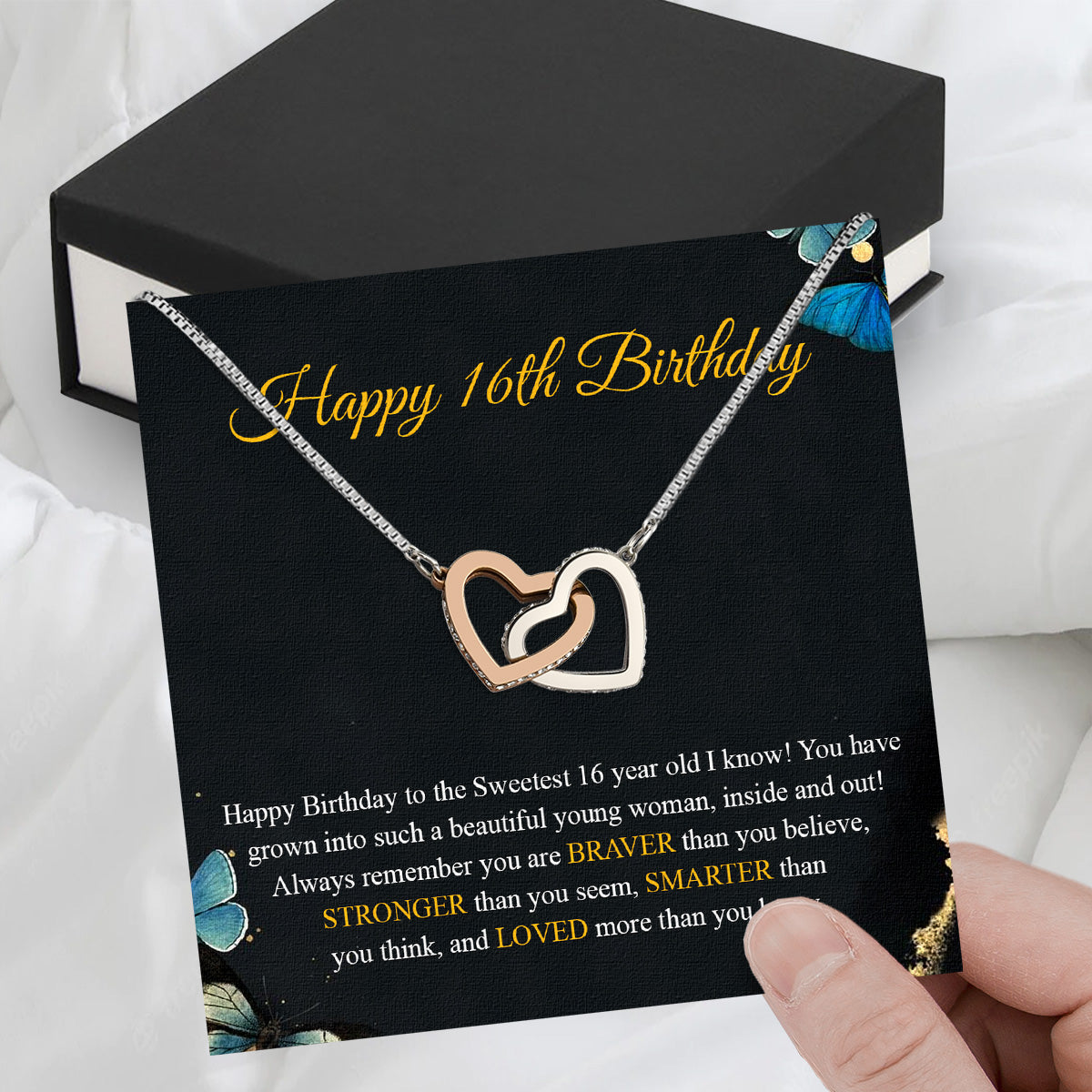 Necklace Gift For Happy 16 Birthday