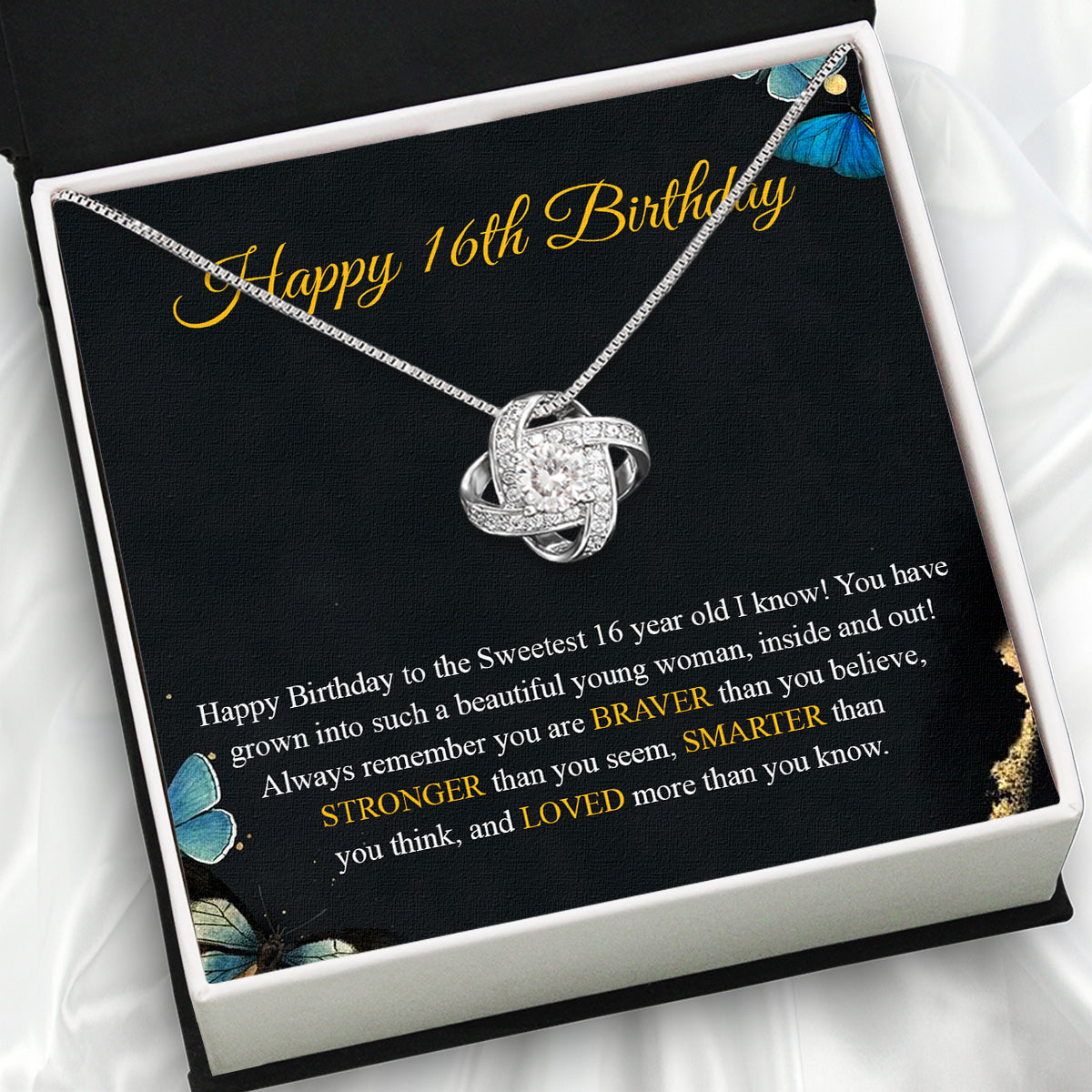 Necklace Gift For Happy 16 Birthday