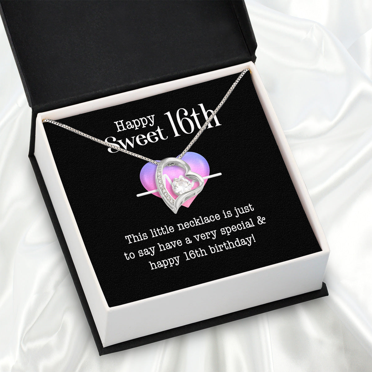 Necklace Gift For Happy 16 Birthday