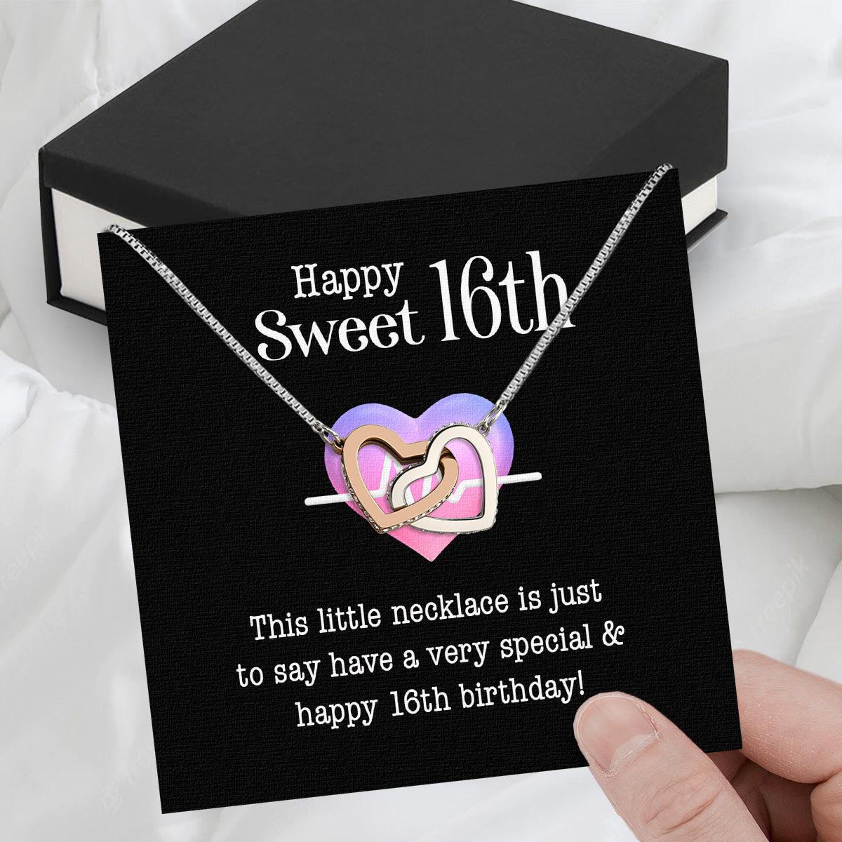 Necklace Gift For Happy 16 Birthday