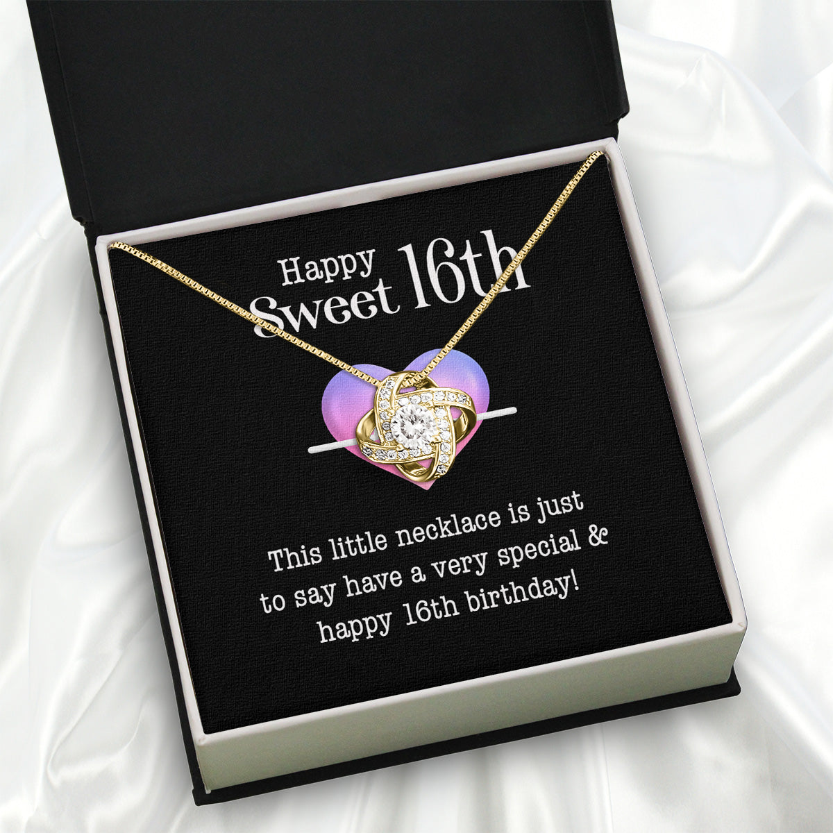 Necklace Gift For Happy 16 Birthday