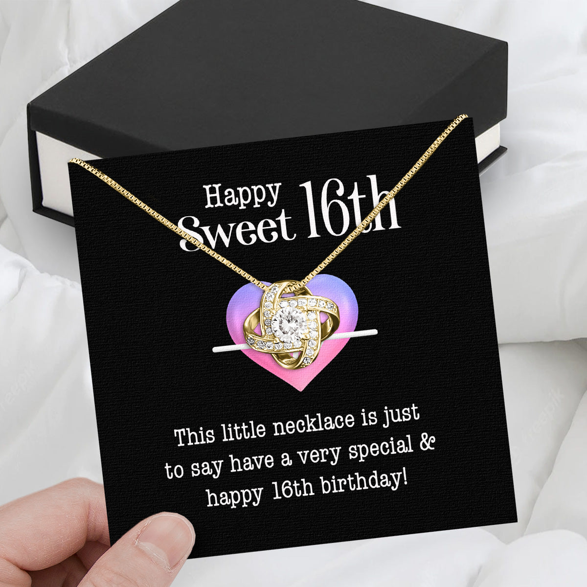 Necklace Gift For Happy 16 Birthday