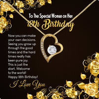 Thumbnail for Necklace Gift For Happy 18 Birthday