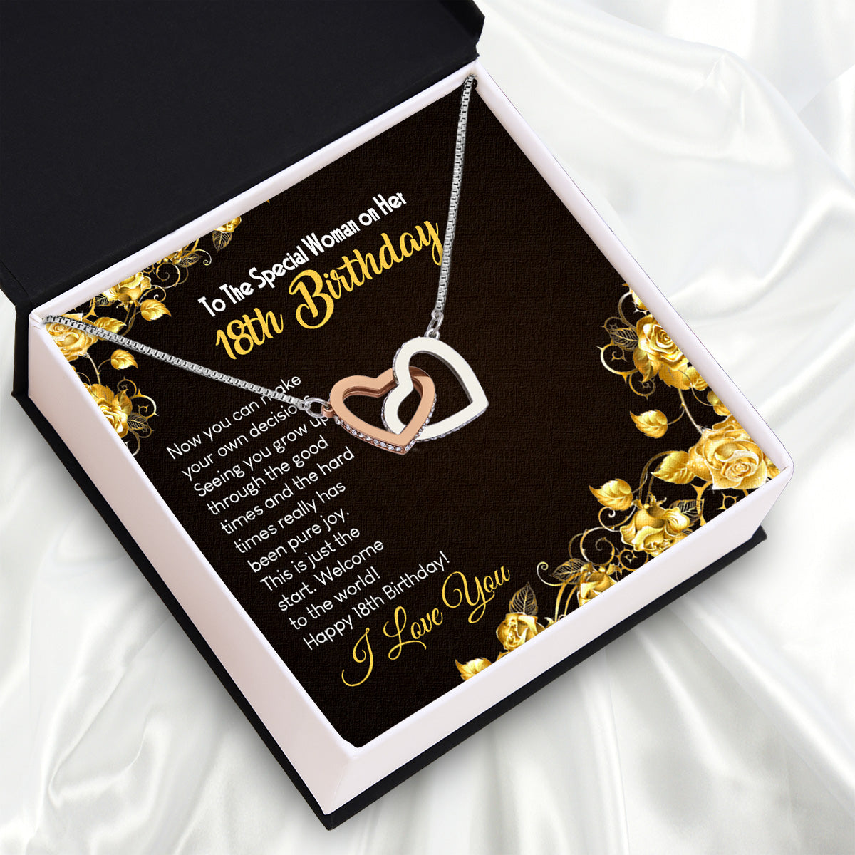 Necklace Gift For Happy 18 Birthday