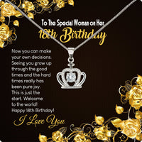 Thumbnail for Necklace Gift For Happy 18 Birthday