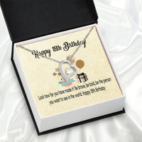 Thumbnail for Necklace Gift For Happy 18 Birthday