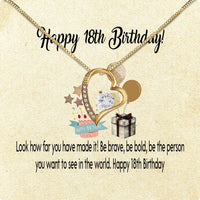 Thumbnail for Necklace Gift For Happy 18 Birthday