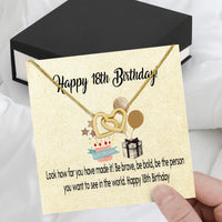 Thumbnail for Necklace Gift For Happy 18 Birthday