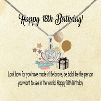 Thumbnail for Necklace Gift For Happy 18 Birthday