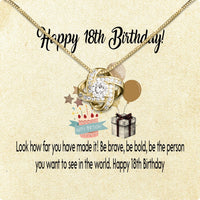 Thumbnail for Necklace Gift For Happy 18 Birthday