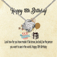 Thumbnail for Necklace Gift For Happy 18 Birthday