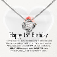 Thumbnail for Necklace Gift For Happy 18 Birthday