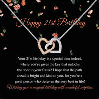 Thumbnail for Necklace Gift For Happy 21 Birthday