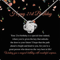 Thumbnail for Necklace Gift For Happy 21 Birthday