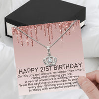 Thumbnail for Necklace Gift For Happy 21 Birthday