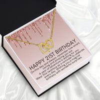 Thumbnail for Necklace Gift For Happy 21 Birthday