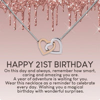 Thumbnail for Necklace Gift For Happy 21 Birthday