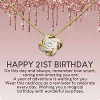 Thumbnail for Necklace Gift For Happy 21 Birthday