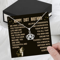 Thumbnail for Necklace Gift For Happy 21 Birthday