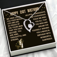 Thumbnail for Necklace Gift For Happy 21 Birthday