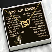 Thumbnail for Necklace Gift For Happy 21 Birthday