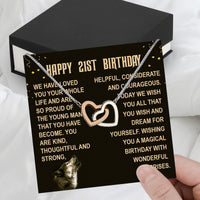 Thumbnail for Necklace Gift For Happy 21 Birthday