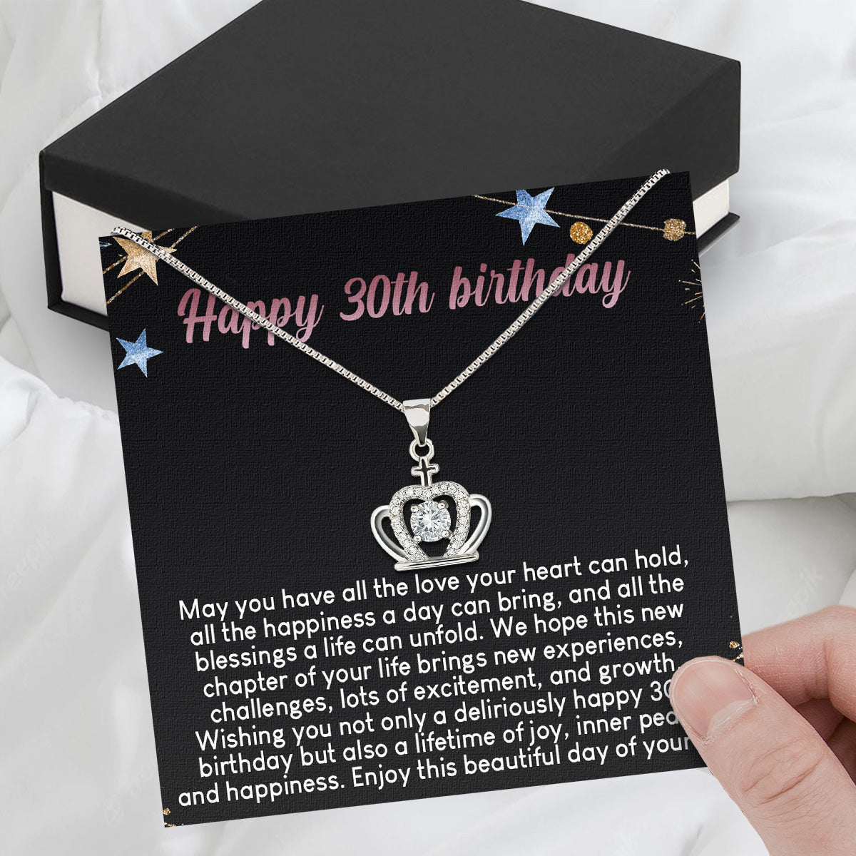 Necklace Gift For Happy 30 Birthday