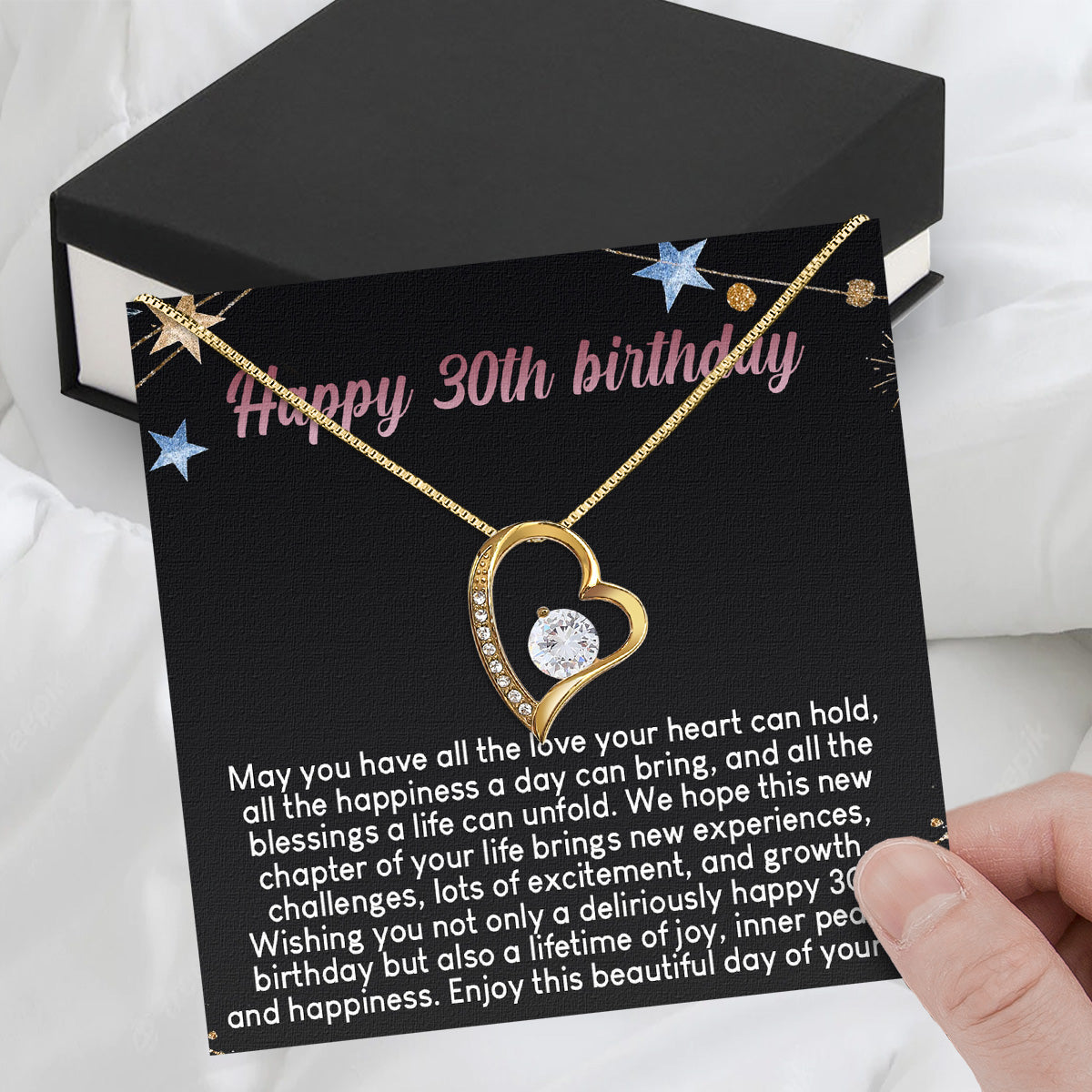 Necklace Gift For Happy 30 Birthday