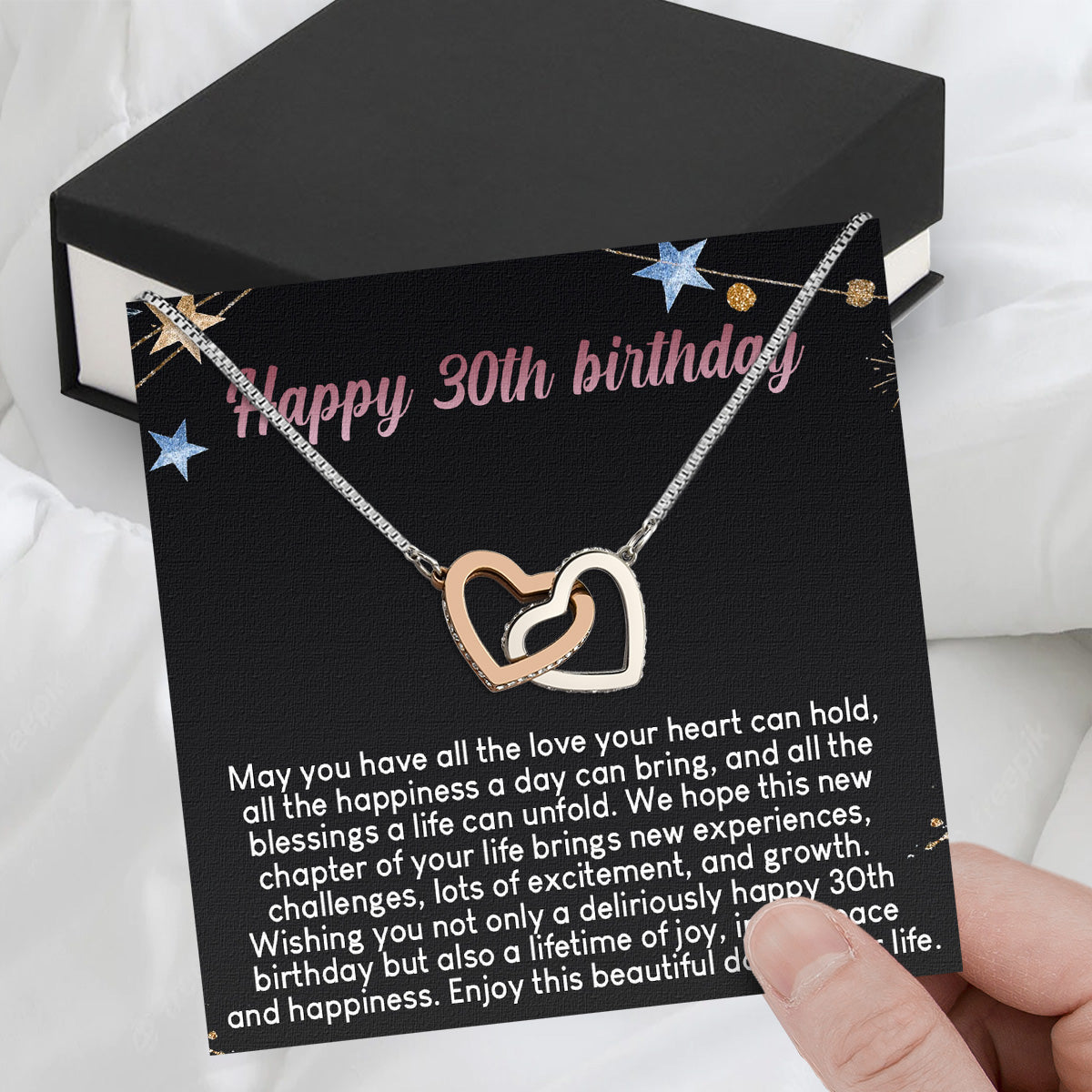 Necklace Gift For Happy 30 Birthday