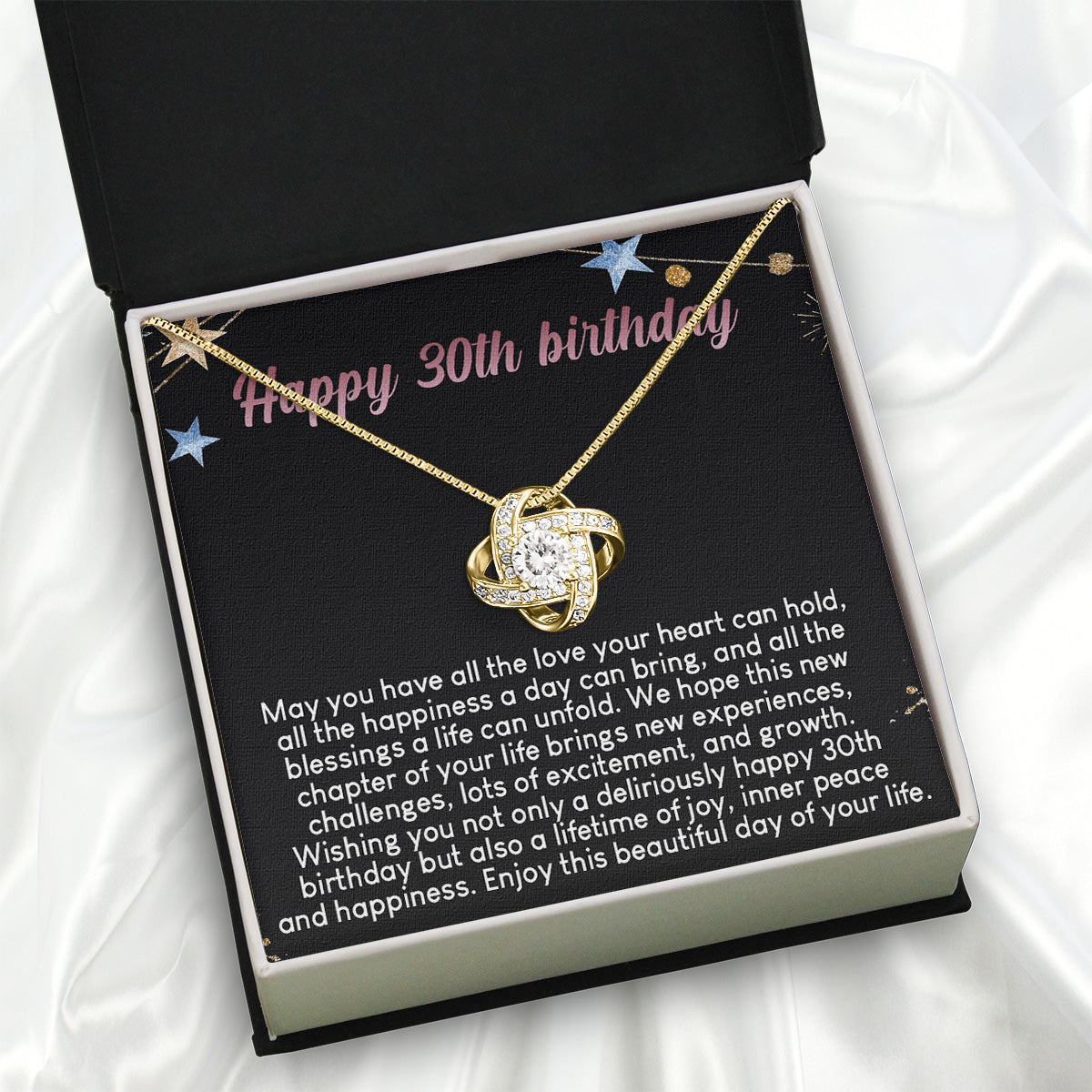 Necklace Gift For Happy 30 Birthday