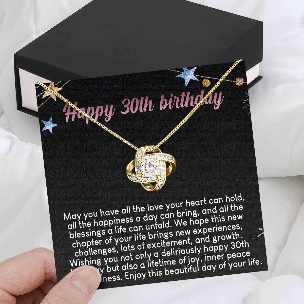 Necklace Gift For Happy 30 Birthday