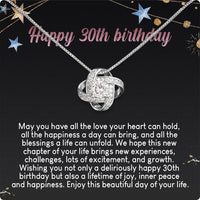 Thumbnail for Necklace Gift For Happy 30 Birthday