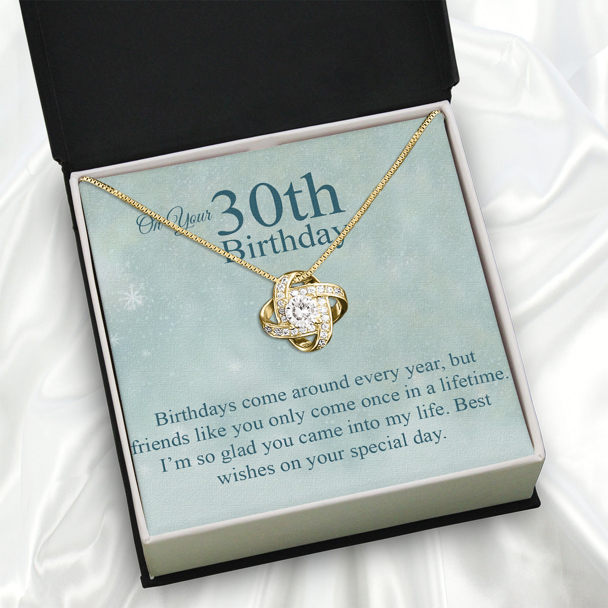 Necklace Gift For Happy 30 Birthday