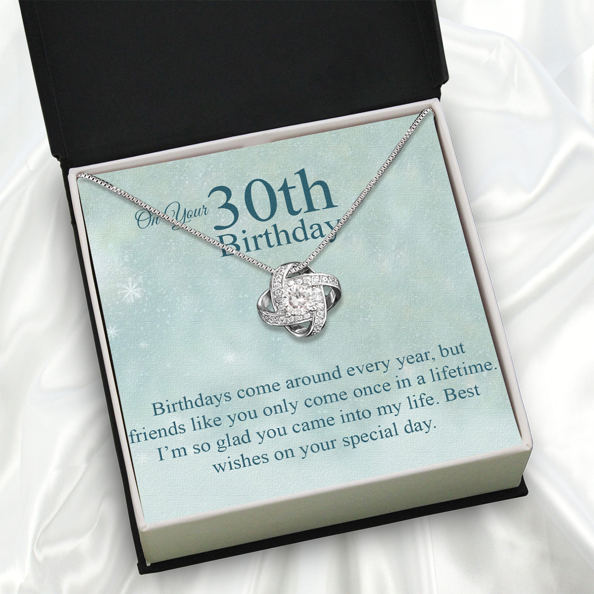 Necklace Gift For Happy 30 Birthday