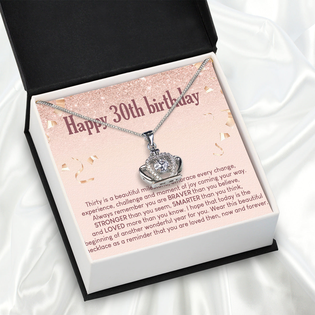 Necklace Gift For Happy 30 Birthday