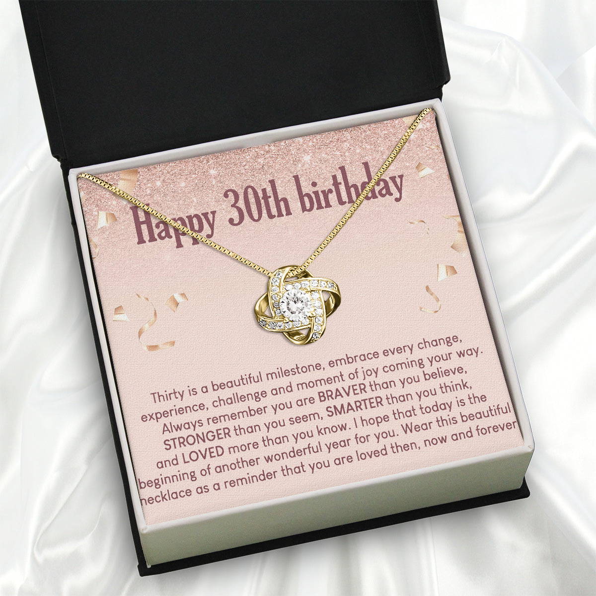 Necklace Gift For Happy 30 Birthday