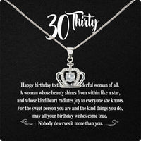 Thumbnail for Necklace Gift For Happy 30 Birthday