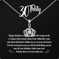 Thumbnail for Necklace Gift For Happy 30 Birthday