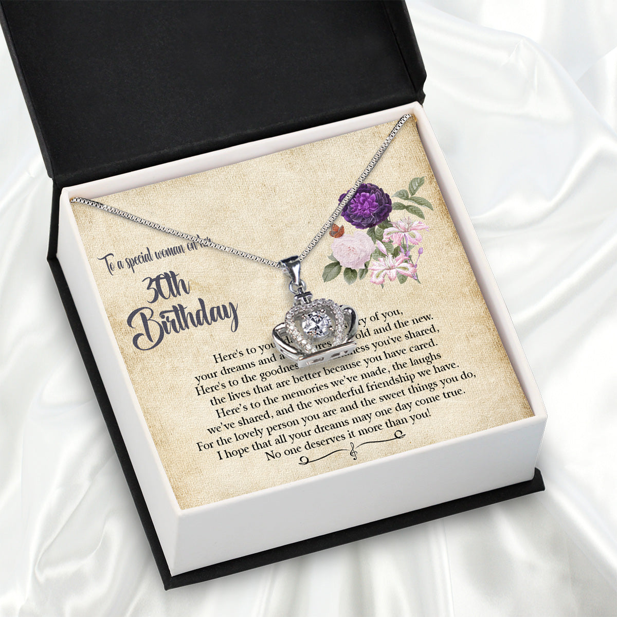 Necklace Gift For Happy 30 Birthday