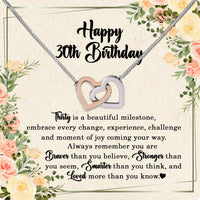 Thumbnail for Necklace Gift For Happy 30 Birthday