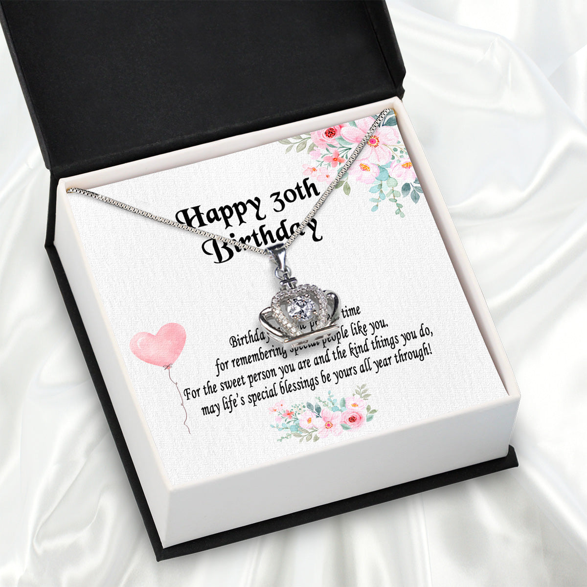 Necklace Gift For Happy 30 Birthday