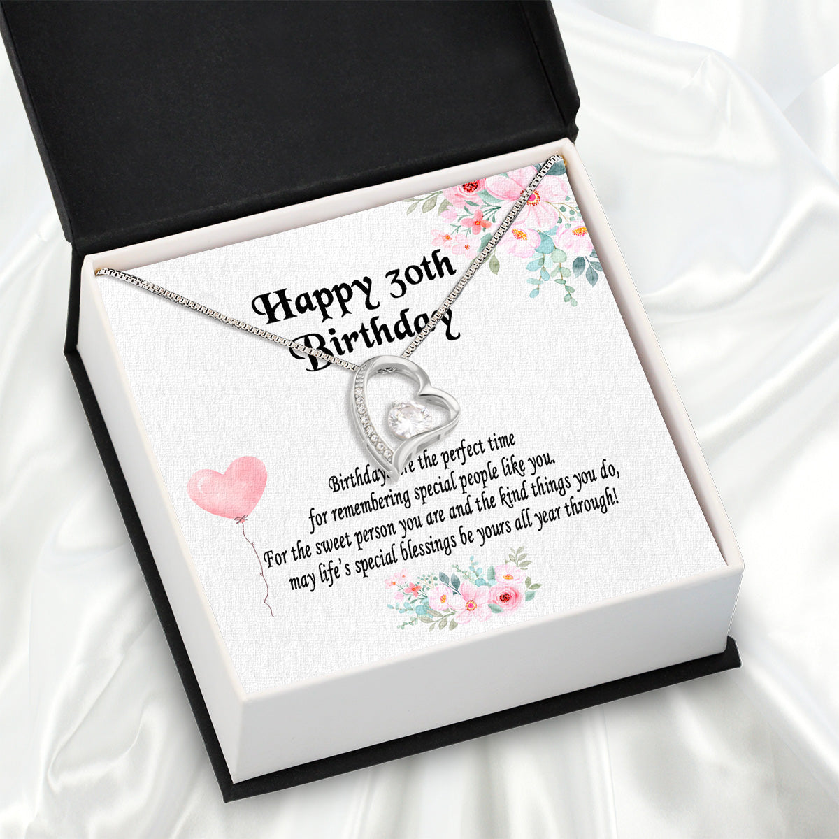 Necklace Gift For Happy 30 Birthday