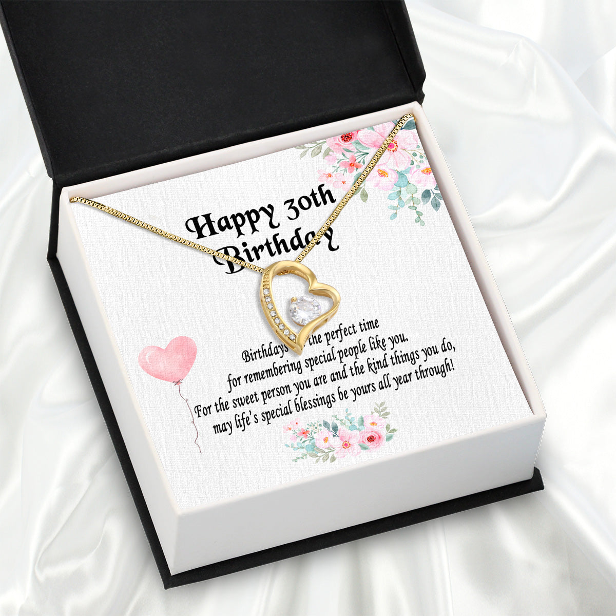 Necklace Gift For Happy 30 Birthday