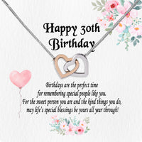 Thumbnail for Necklace Gift For Happy 30 Birthday