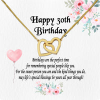 Thumbnail for Necklace Gift For Happy 30 Birthday