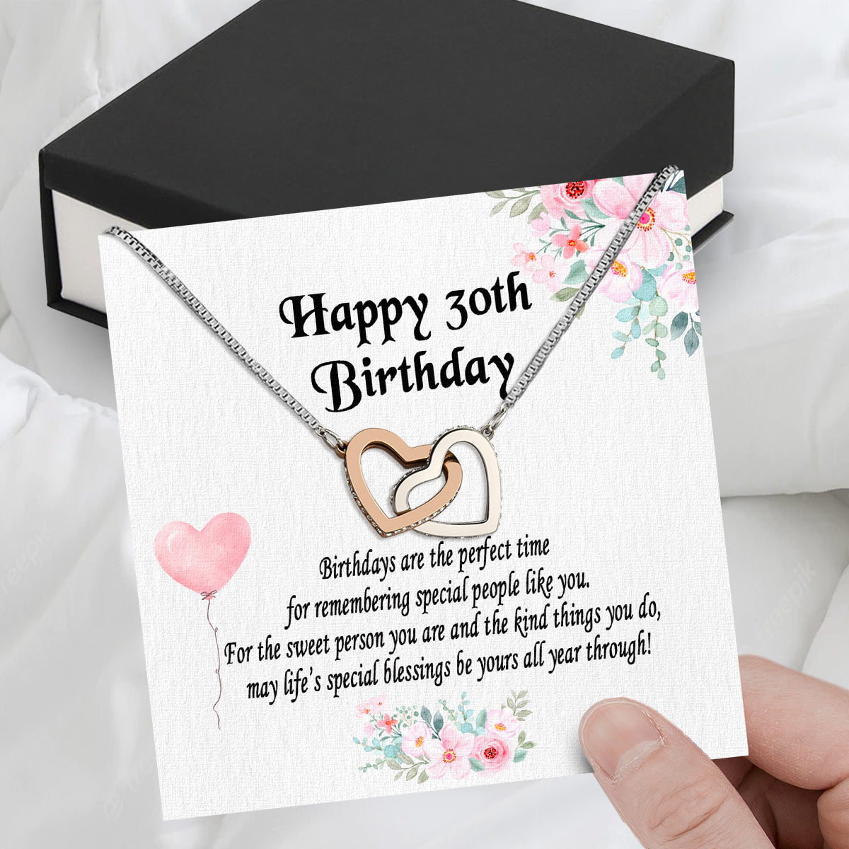 Necklace Gift For Happy 30 Birthday