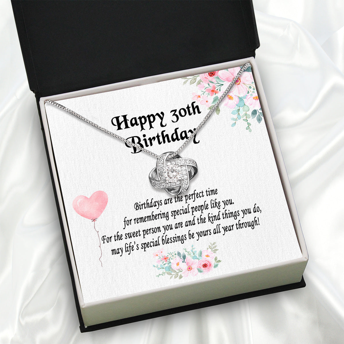 Necklace Gift For Happy 30 Birthday